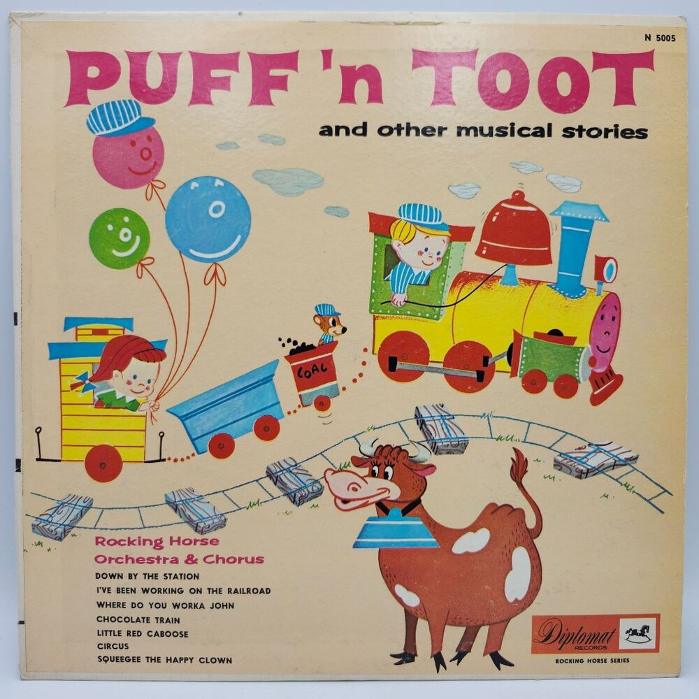 COVER ONLY! FOR DECOR! Jack Arthur Puff n Toot Diplomat Records Rocking Horse